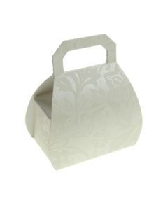 Pearl Floral Handbag Favour Box (Pack of 10)