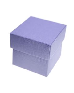 Lilac Silk Square Favour Box (Pack of 10)