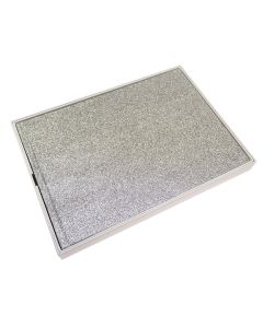 Silver Glitter Guest Book