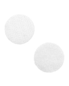 22mm White Velcro Coins (Strip of 10)