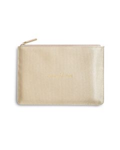 Katie Loxton - Perfect Pouch - Wonderful Mum - Gold Shimmer