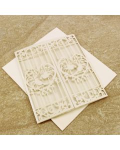 Belle Chanteur (Vintage Ivory) Laser Cut Wedding Stationery