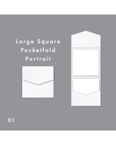 Large Square Pocketfold 01 - Portrait