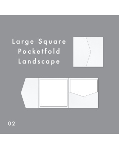 Large Square Pocketfold 02 - Landscape