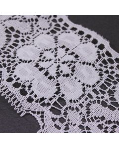 73mm Wide White Vintage Style Lace