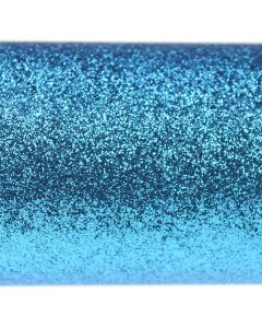 Glitz Peacock Blue Glitter Paper - Close Up