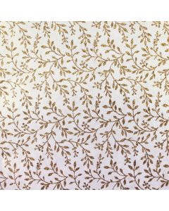 The Longleat (Gold on Ivory) Glitter Paper 