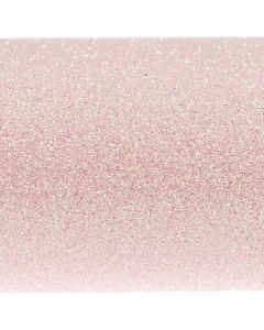 Pale Iridescent Pink A4 Glitter Card - Close Up