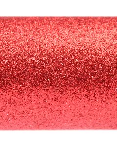 Red A4 Glitter Card - Close Up