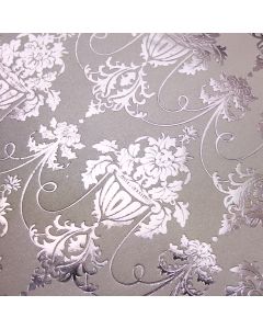 The Pemberley (Silver on Ivory) Decorative Foiled Paper
