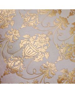 The Pemberley (Gold on Ivory) Decorative Foiled Paper