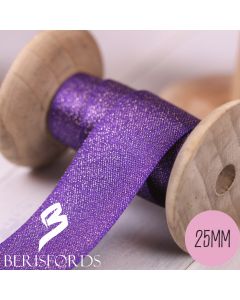Berisfords Glitter Satin Ribbon 25mm