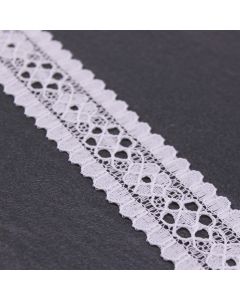 22mm Ivory Floral 'May Arts' Lace Trim