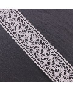 Wide Ivory Crochet Lace