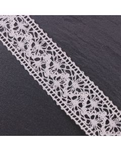 Wide White Crochet Lace