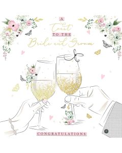 A Toast to the Bride and Groom Card