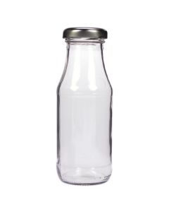 200ml Individual Juice - Milk Bottles (with Lid)
