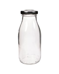 250ml Individual Juice/ Milk Bottles (with Lid) 