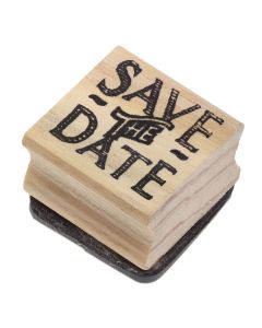 Save the Date Rubber Stamp