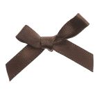 Chocolate Ribbon Bows 7mm