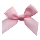 Pale Pink Ribbon Bows 15mm