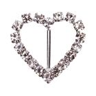 Heart Diamante Buckle - (Small) Vertical Bar 