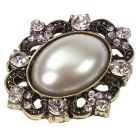 Cinnia Pearl Oval Diamante Embellishment