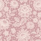 Duchesse Lace Dusky Pink Decorative Paper - Zoom