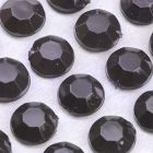 6mm Black Self Adhesive Jewel Gems