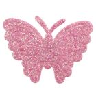 Pink Glitter Butterflies