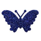 Blue Glitter Butterflies