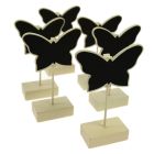 Chalkboard Butterfly Clip Stands (Set of 6) 