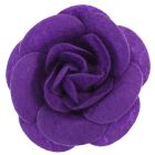 55mm Purple Felty Rose
