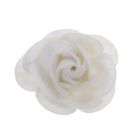35mm White Felty Rose