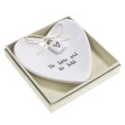 Boxed Large Heart To Have and To Hold Ring Dish