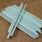 Turquoise Chevron Paper Straws