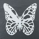 Laser Cut Butterfly Place Cards Iridescent White