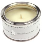 'Congratulations' Candle - Ginger and Vanilla Fragrance