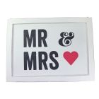 MR & MRS Framed Print