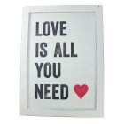 LOVE IS ALL YOU NEED Framed Print