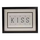 'Kiss' Vintage Playing Card Frame