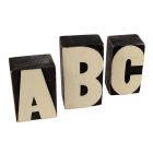 Wooden Block Letters - A to Z