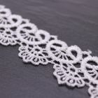 35mm Ivory Guipure Scalloped Lace (4.5m pack) 