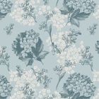 Hortensia (China Blue) Decorative A4 Paper - Zoom