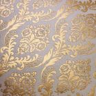 The Tatton (Gold on Ivory) Decorative Foiled Paper