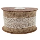 Hessian Lace (Ivory) 50mm Wide