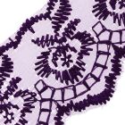 45mm Purple Scalloped Lace - Zoom