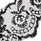 45mm Black Scalloped Lace - Zoom