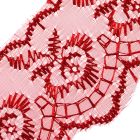45mm Red Scalloped Lace - Zoom