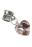 Crystal Heart Charm - Champagne product image
